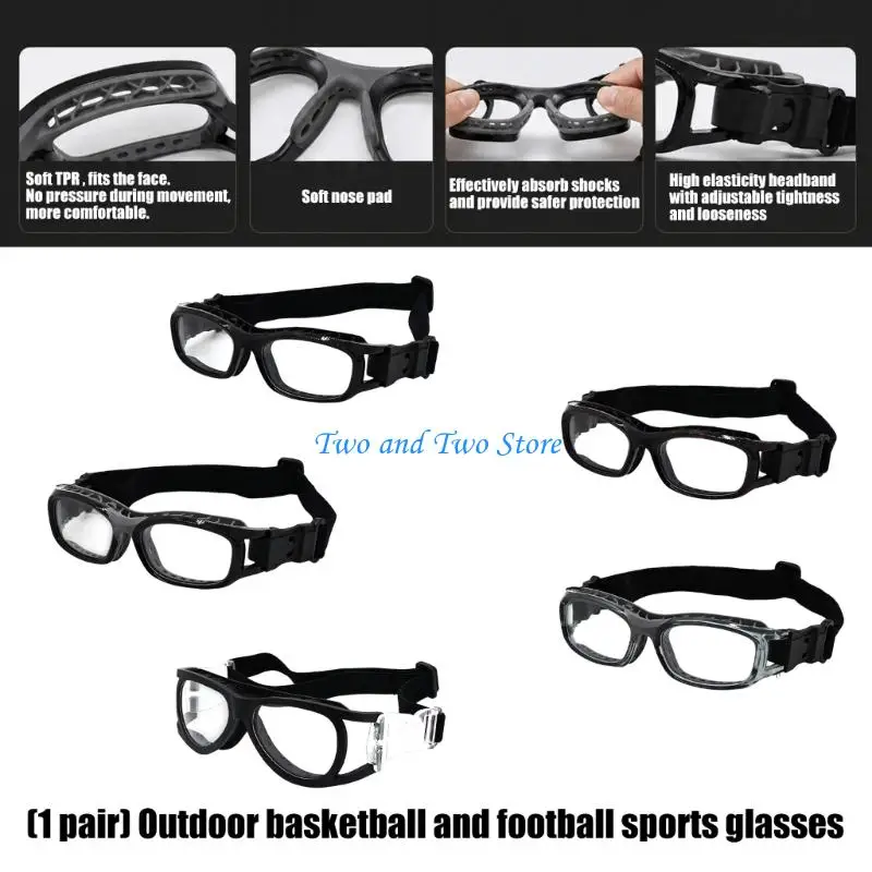 HX6F Perspective Athletic Glasses For Men Women Kids Playing Basketball Soccer And Other Sports