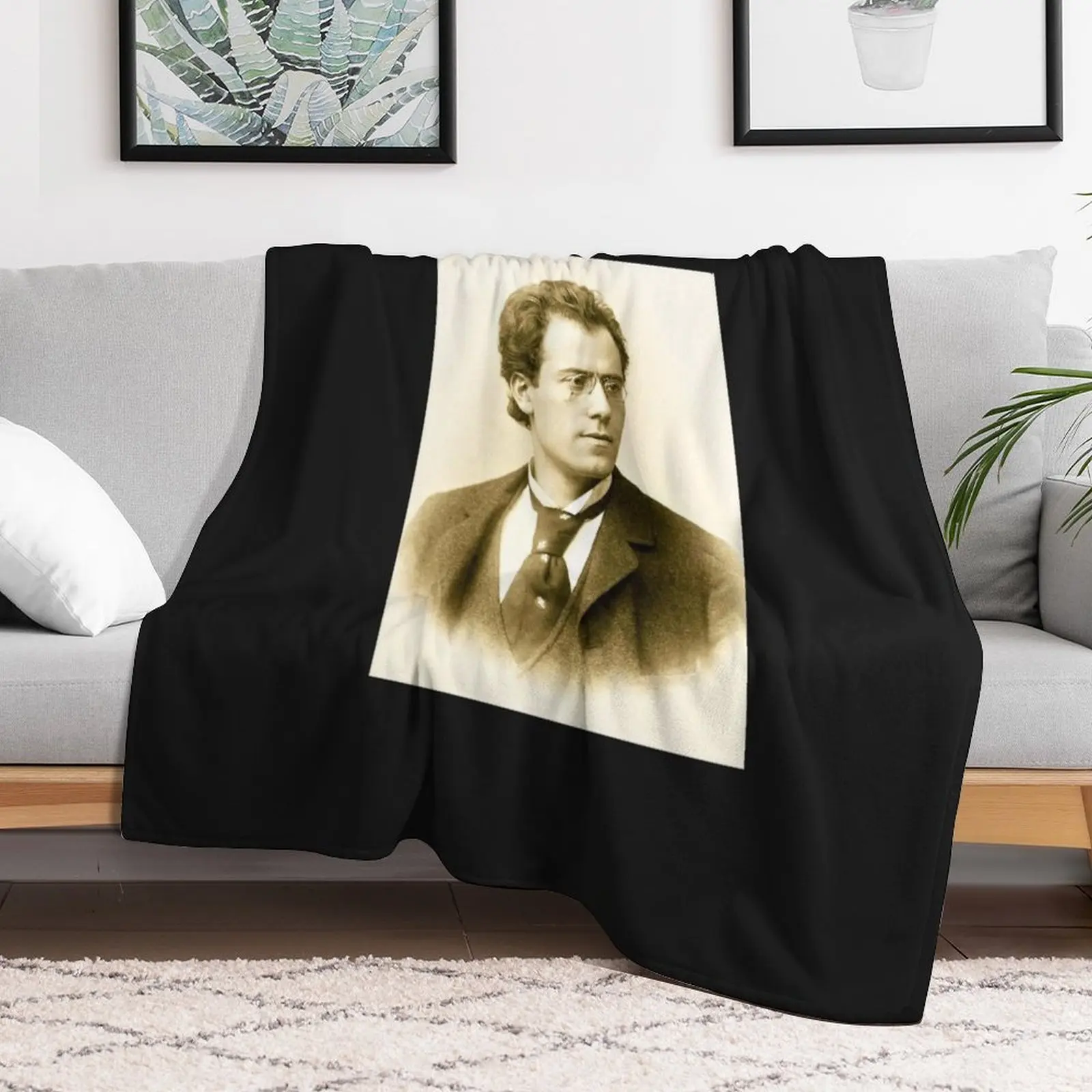 

Gustav Mahler ~ Composer ~ Conductor ~ 1893 Portrait Throw Blanket Thins Blankets For Sofas Thin Blankets