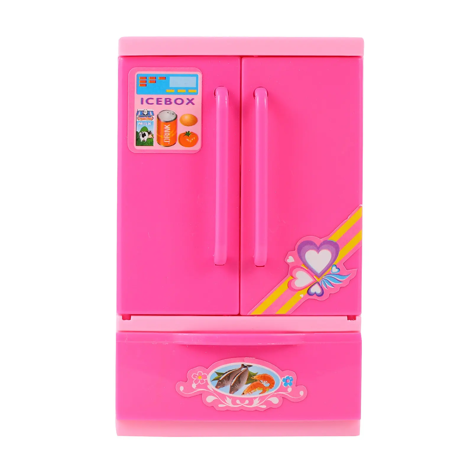 

1Pcs Creative Mini Refrigerator Simulation Educational Home Appliance Kids Playing House Role-Play Children Gift