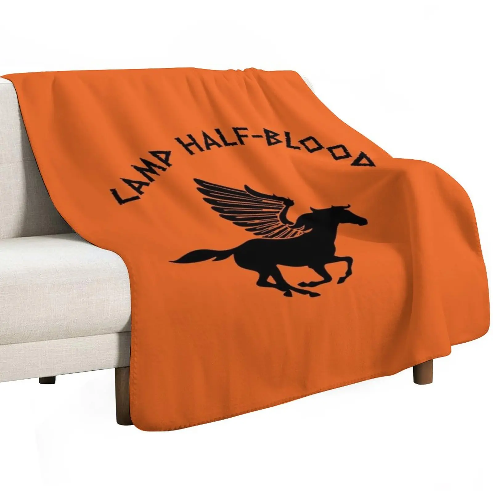 Camp half blood Throw Blanket Furrys Luxury St Bed linens Decorative Throw Sofas Extra Large Throw Blankets