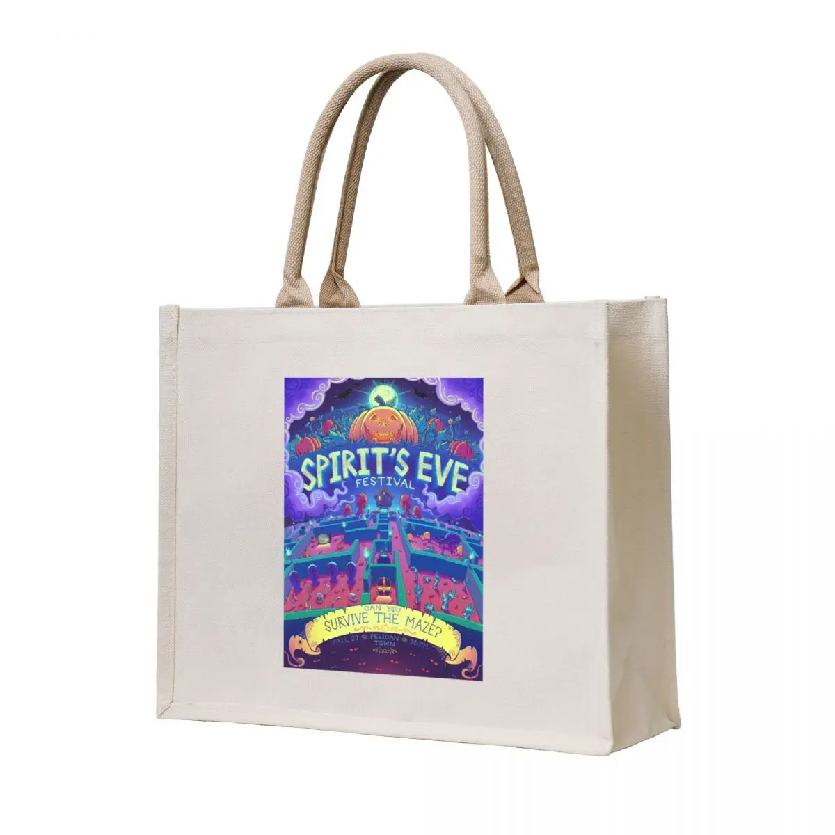 

Stardew Valley Spirit's Eve Tote Bag Big bag Handbags reusable grocery bags