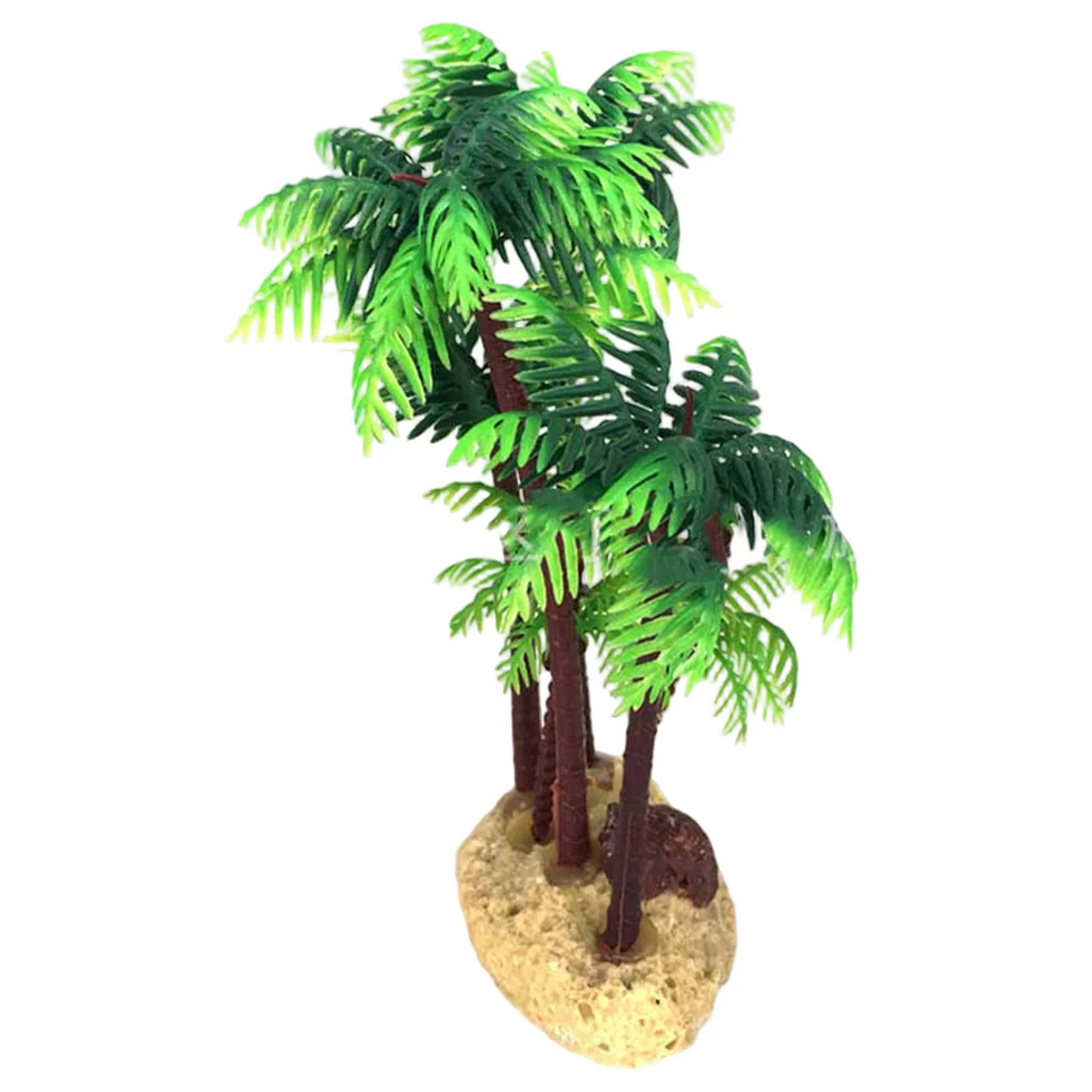

14Cm Plastic Mini Coconut Tree Decor For Micro Landscape Diy Bonsai Craft Realistic Palm Plant Terrarium Garden Ornament Coconut