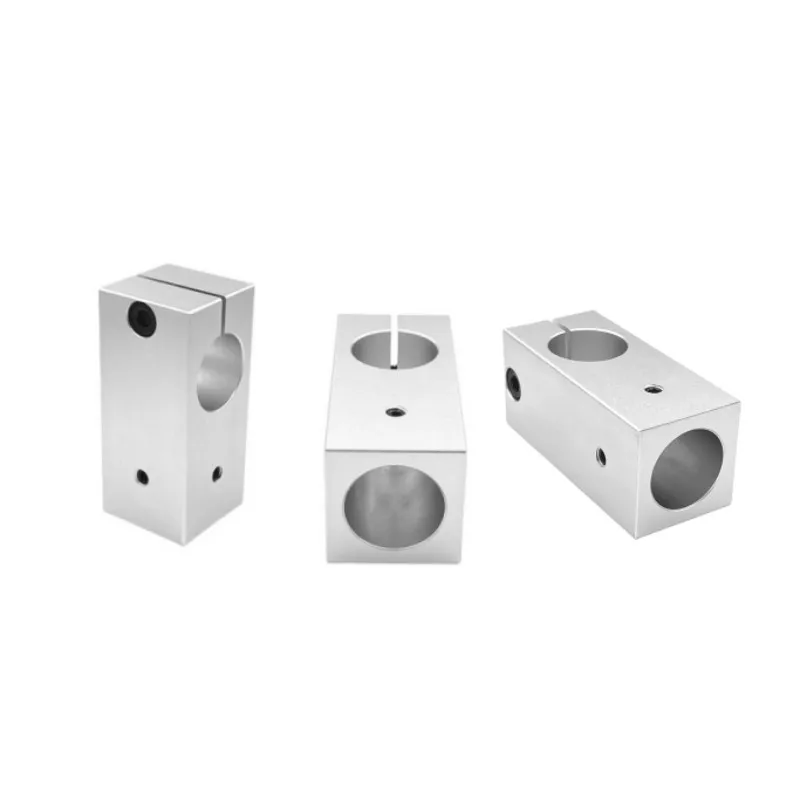 T-type Fixed Column Optical Shaft Cross Connector Clamp Block Inner Hole Diameter 8 10 12 15 16 20 25 30 mm