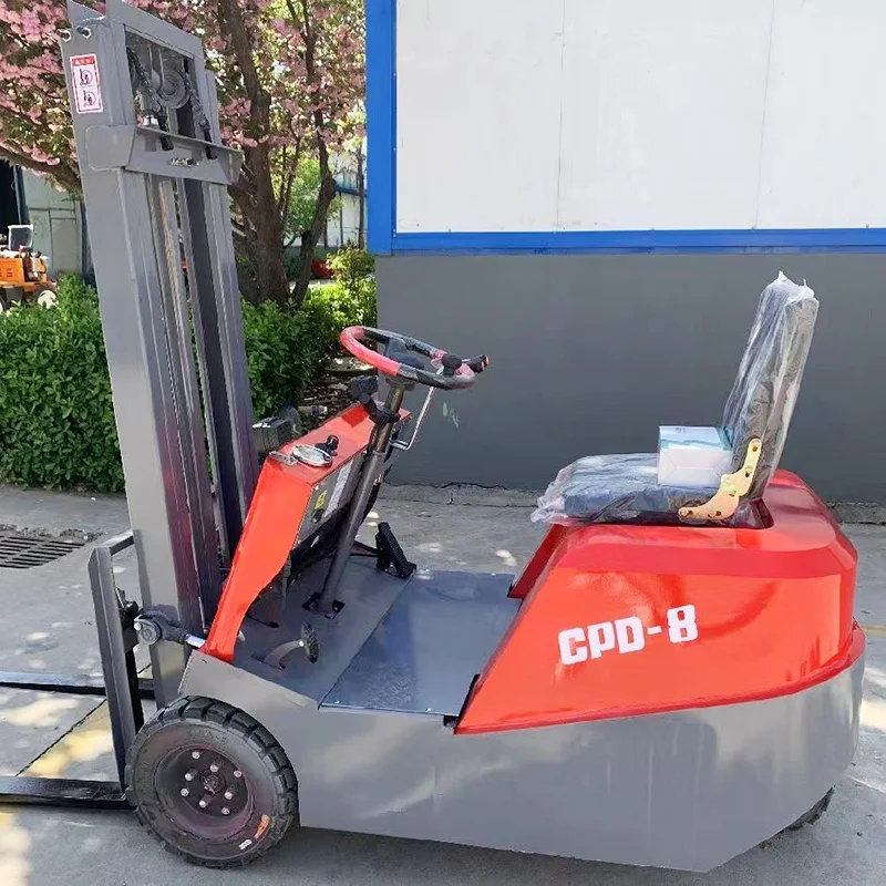 Hot-Selling Customized Mini Electric Forklifts 0.8 Ton 1 Ton 2 Ton High-Load Loading and Unloading Forklifts with Fast Delivery