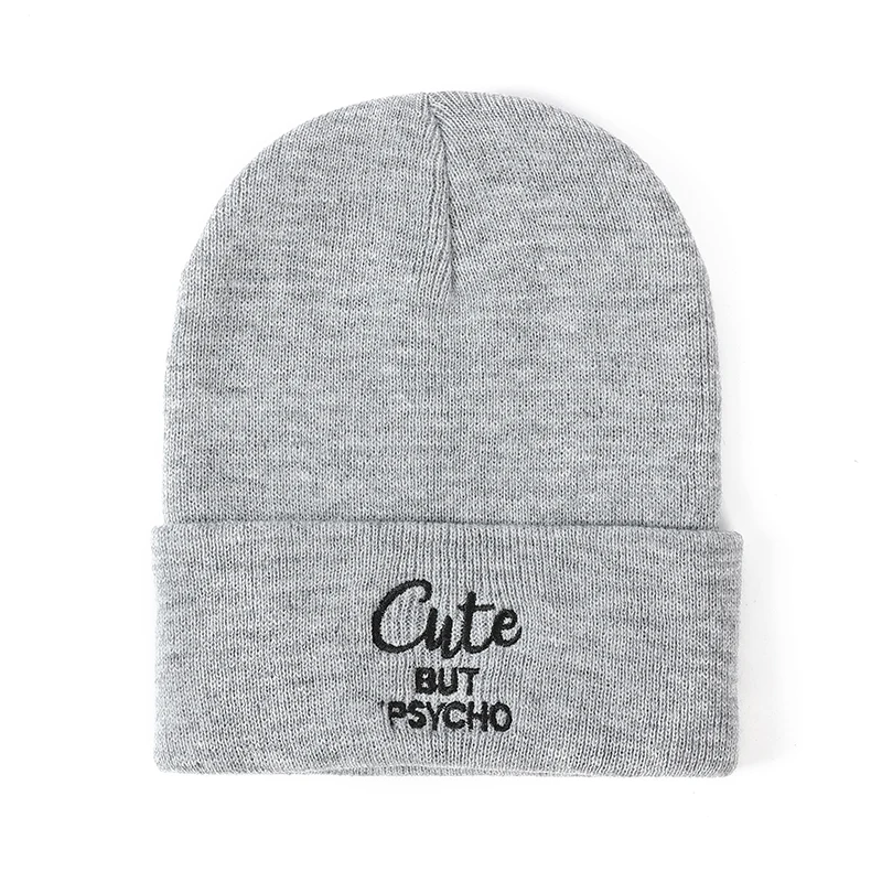 المرأة خمر إلكتروني التطريز متماسكة قبعة الشتاء الدافئة للجنسين قبعة الهيب هوب أزياء الرجال قبعة يومية