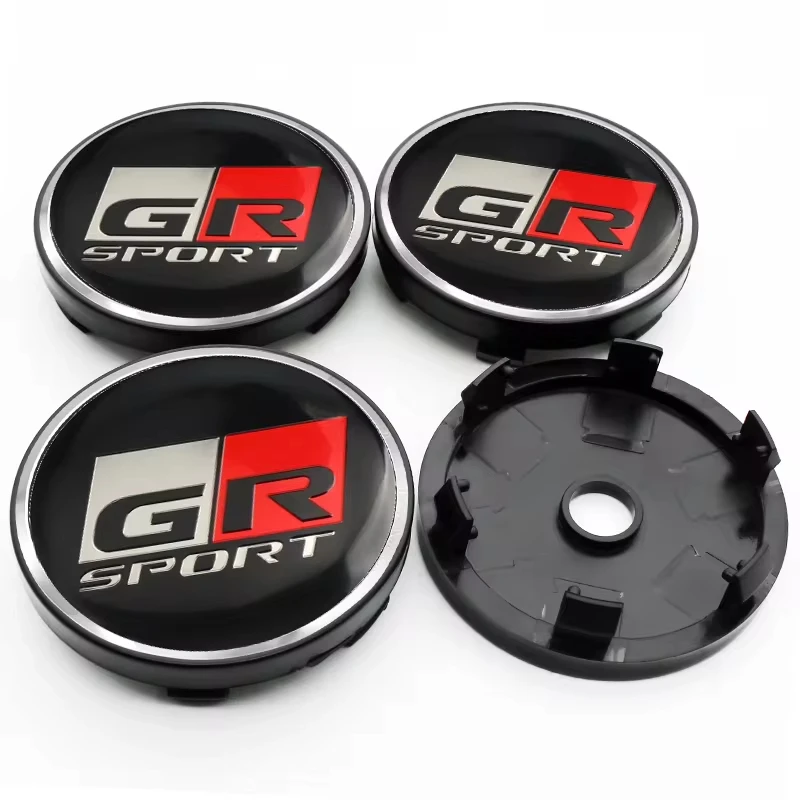 GR Emblem Wheel Center Cap Car Rims Hubcaps Cover for Ford fiesta Mercedes w212 Volkswagen golf Audi a3 a4 a6 Tesla wheel parts