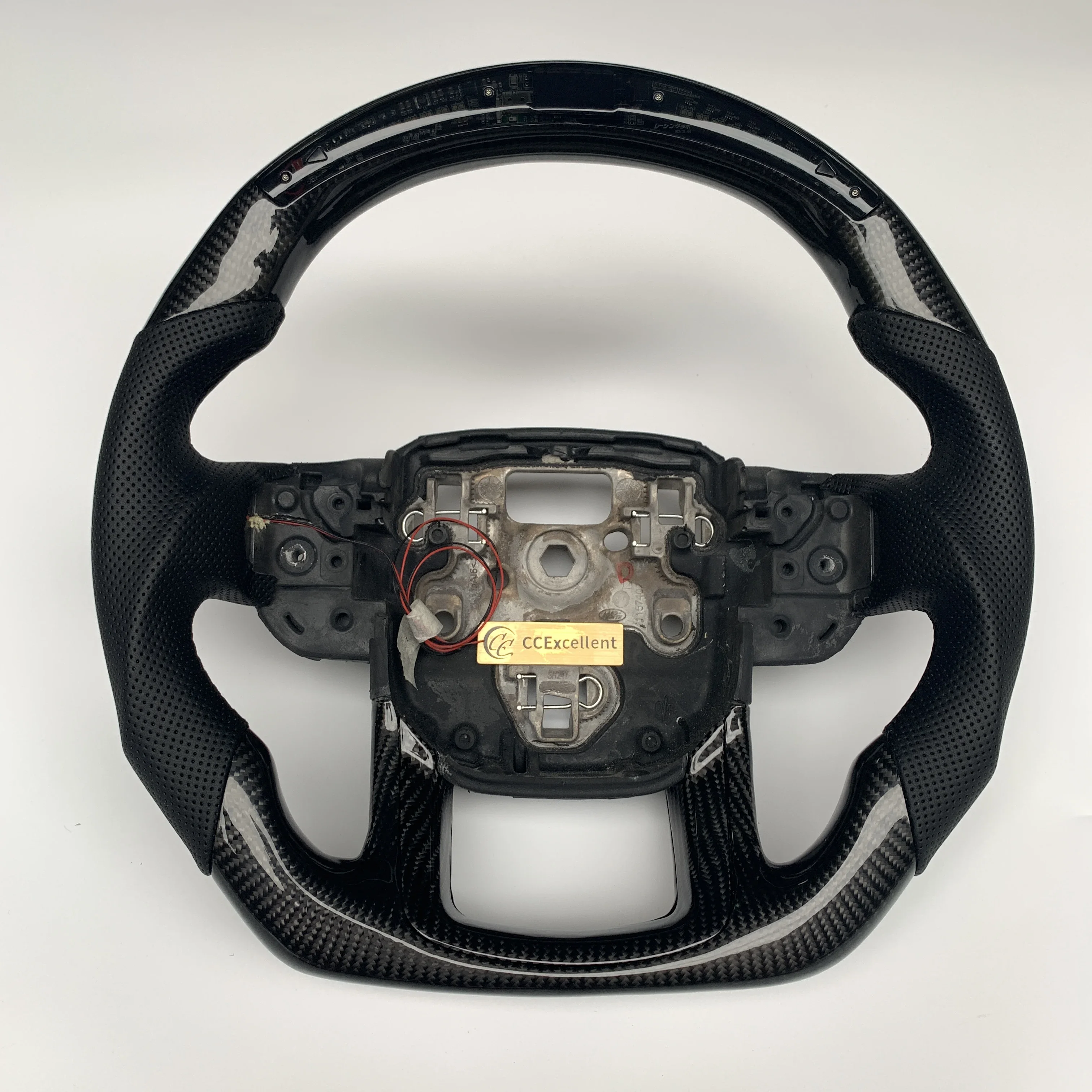 Factory Supply Good Quality Carbon Fiber For Land-Rover SVR Steering Wheel With LED Steering Wheel Custom