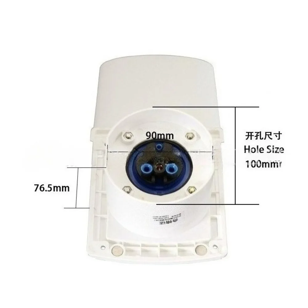 RV External Power Socket Box 16A Mains Power Input Port Outdoor Campervan Power Connector