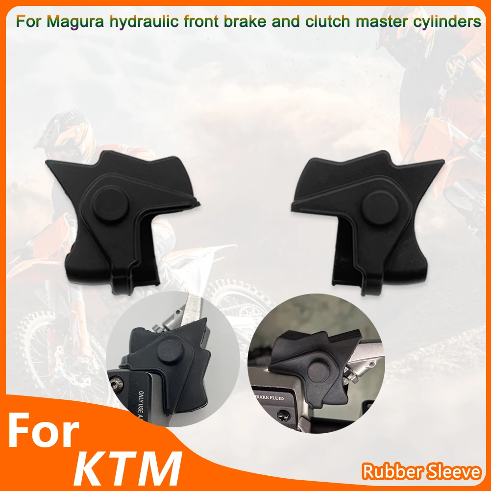 OTOM Dust Cover For KTM HUSQVARNA With Magura Hydraulic Clutch Front Brake Master Cylinder Rubber Sleeve Boot Protection Cap
