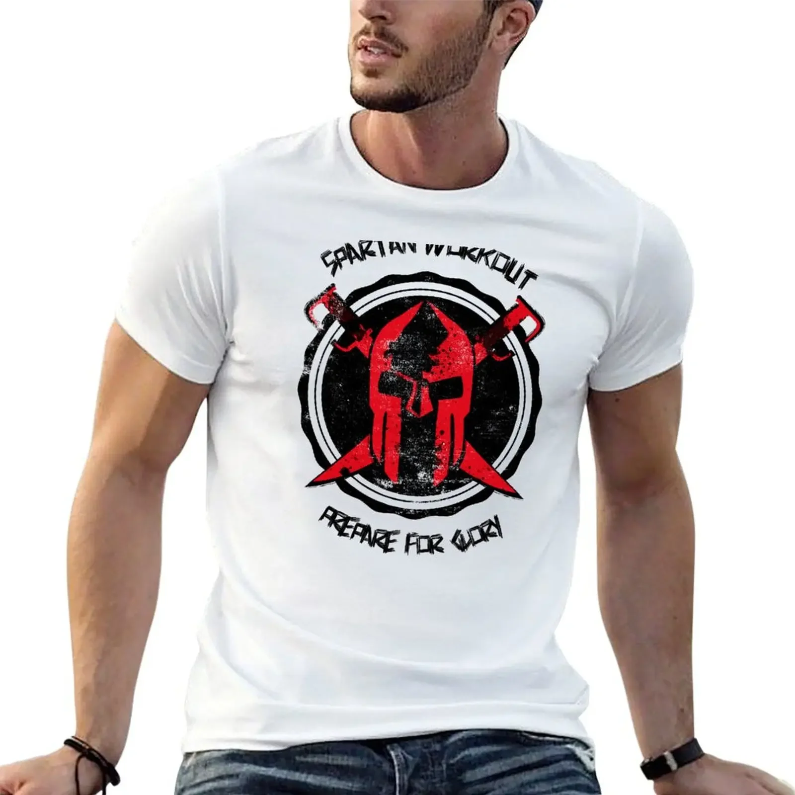 

Spartan Workout T-Shirt oversizeds Clothing shirts graphic tee mens cotton t shirts