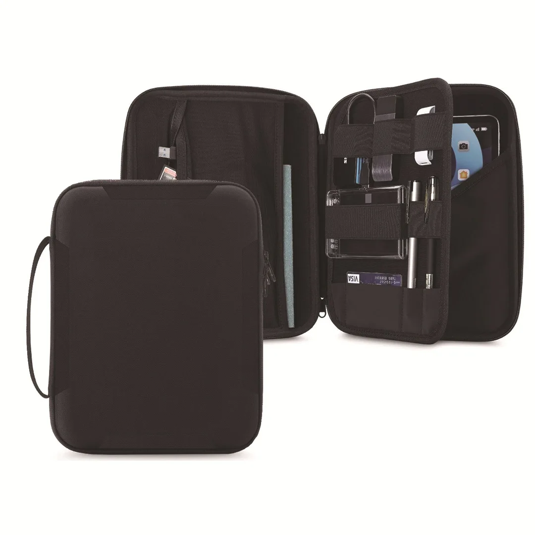 

Shockproof Hard Shell EVA Laptop Case for 12.9" IPad Pro & 13.3" MacBook Air - Lightweight Protective Sleeve with Handle Bag