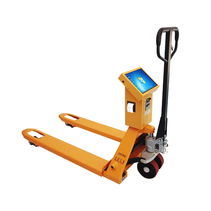 

SOHE Smart windows Forklift Scales Print Label and Small Ticket Weighing Upload System the Tray Scale Entry and Exit System