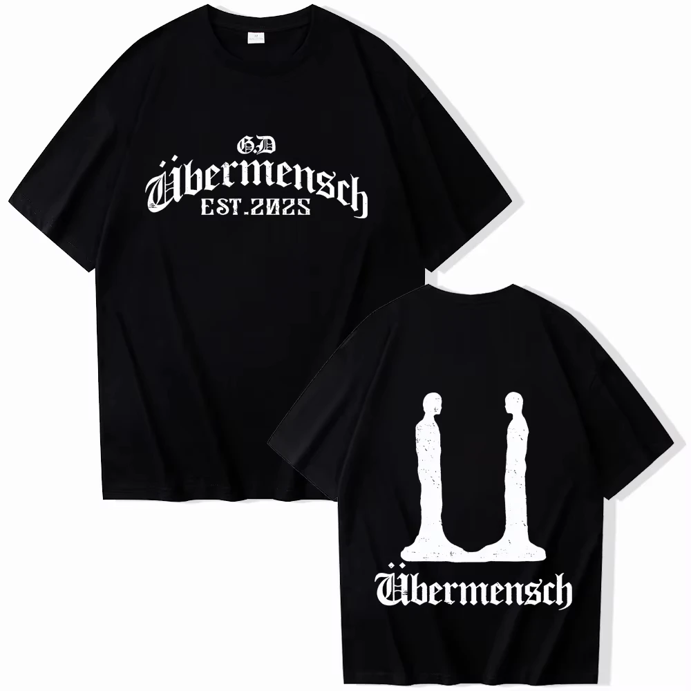 2026 New Gdragon Ubermensch 2026 Women's T-shirts Harajuku O-neck Summer Casual Cotton Shirt Oversize Y2k Lad