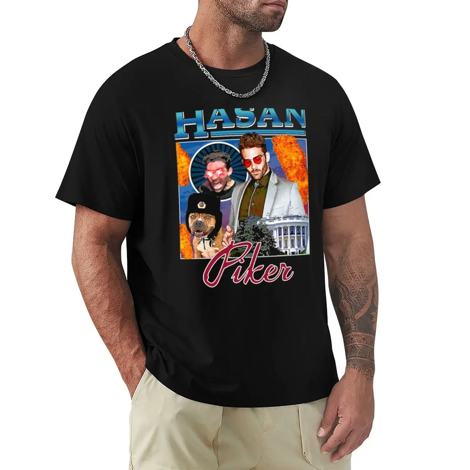 

Hasan Piker T-shirt kawaii clothes summer tops new edition mens graphic t-shirts