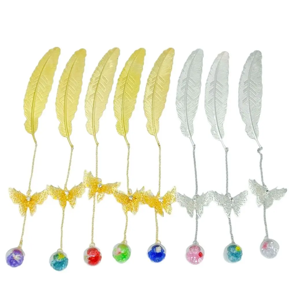 المعادن ريشة المرجعية تعلم القرطاسية فراشة شرابة الإشارات المرجعية الصينية الكلاسيكية الإبداعية مشبك كتب القراءة #3