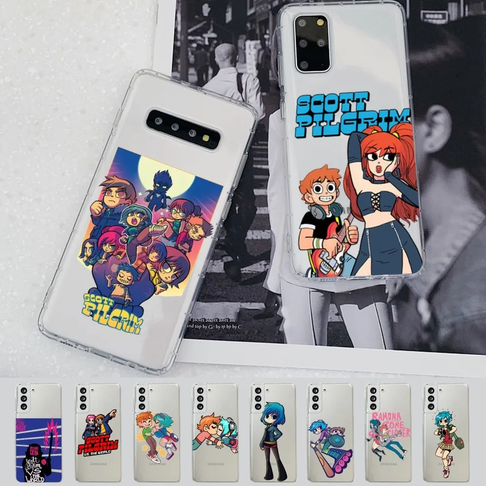 Scott Pilgrim Phone Case for Samsung A12 21 30 31 51 52 70 71 for Redmi8 9 10 for Honor10 70 50 Clear Case