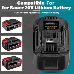 Battery Adapter for Bauer 20V Li-ion Battery Convert to for /Dewalt/Makita/Milwaukee 18V 20V Battery Cordless Power Drill Tools