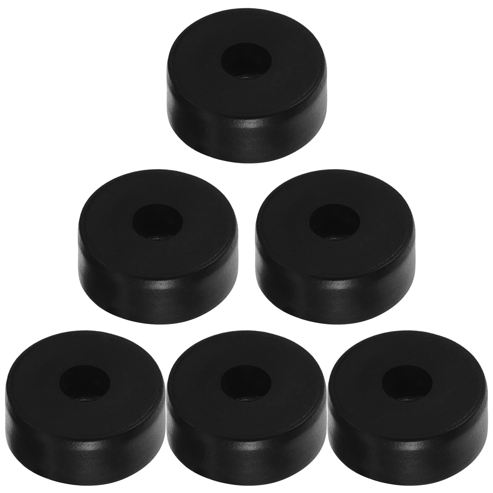 6Pcs Rubber Speaker Feet Isolation Pads for Subwoofers Amplifiers Bookshelf Speakers Turntables Audio Equipment Sound Quality