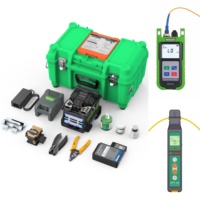 Komshine FTTH Fiber Optic Fusion Splicer FX39 6 Motors Core Alignment  , KPV-53 OPM Built in 10mw VFL , KFI-45 Fiber Identifier