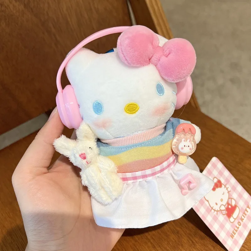 Kawaii الكرتون سانريو مرحبا كيتي أفخم المفاتيح DIY للتحويل فستان دمية الاتجاه الجديد نمط حقيبة ملحق هدية الكريسماس