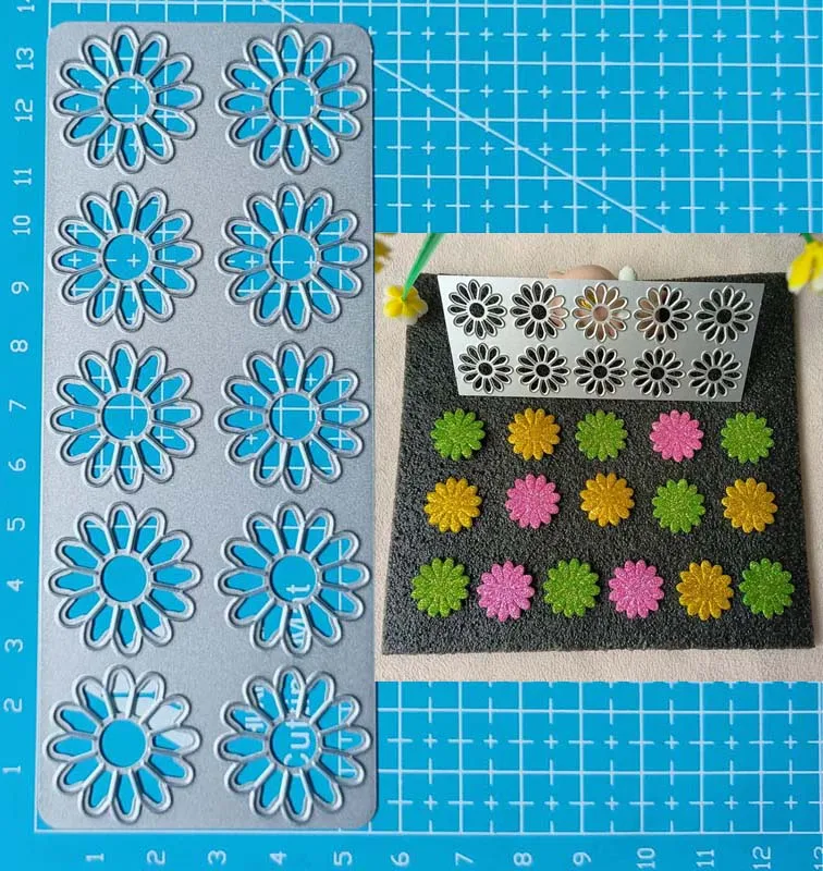 Blume Metall Stanzformen Cut Sterben Form Scrapbooking Papier Handwerk Messer Form Klinge Punch Vorlage Präge Schablonen
