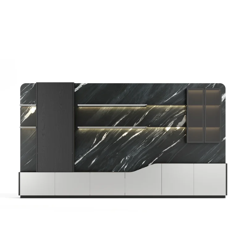Modern Boss Office File Storage Cabinets Floor Bookcase High File Cabinet Office Furniture Filing