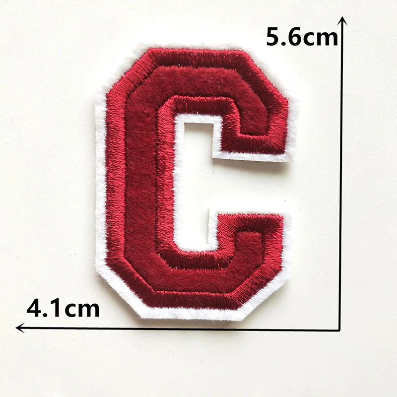 Embroidered Letters Patch Applique DIY Decor Sewing Supplies