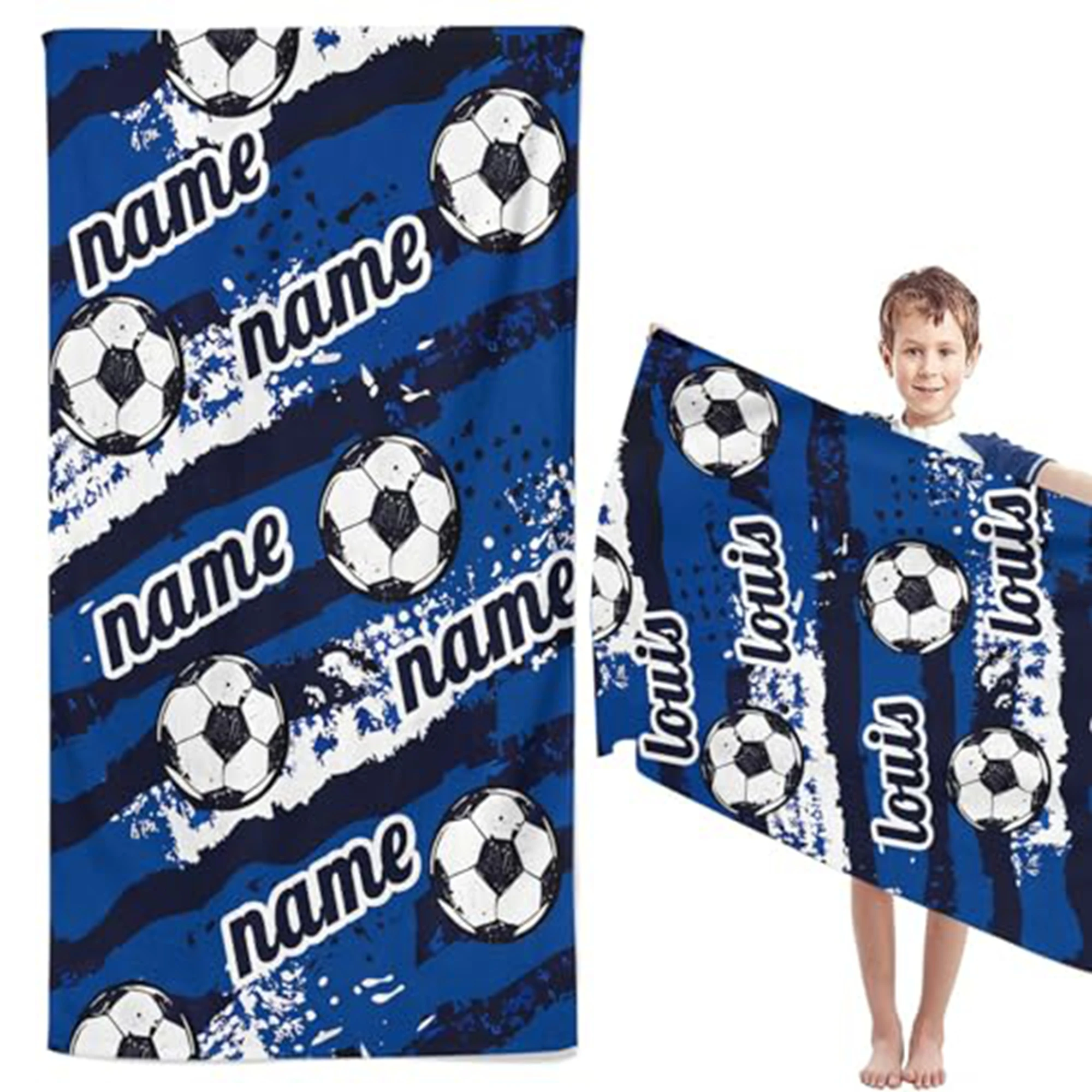 

Photos You Name Custom Football Field Boy Beach Towel Anime Scenery Pets Photos All Pictures Bathroom Deals Home Shower Travel