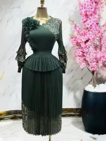 evening dress fashion african dresses for woman traditional turkey africa clothing wedding party robe africains femme 2026