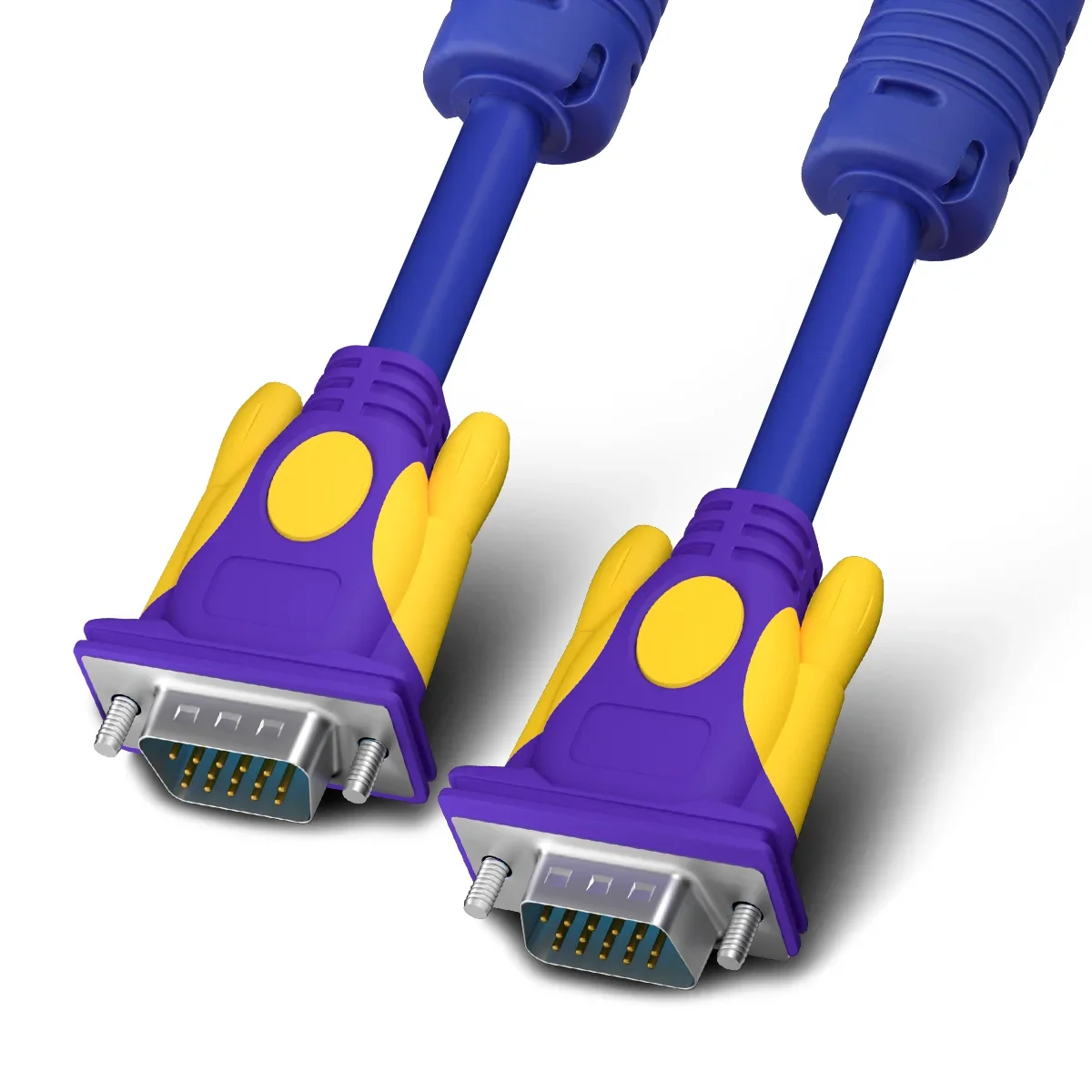 60M 3+9 VGA cable for TV projector to computer monitor VGA Cable without screws
