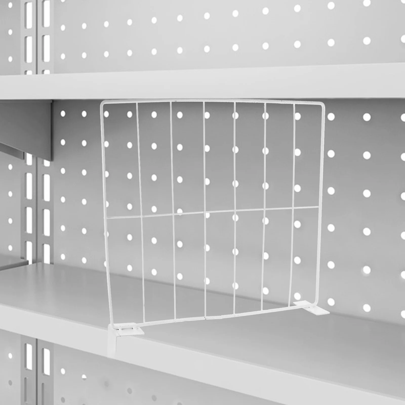 

Shelf Divider Metal Closet Wardrobe Iron Mesh Partition Board Organizer Storage Shelf Separator Dividers for Closets