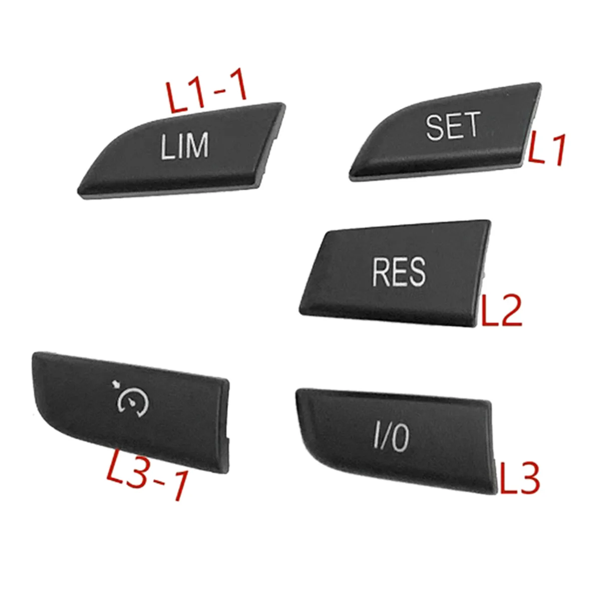 Car Steering Wheel Button Cover 61319262706 for BMW 5 7 Series F10 F11 F01 F02 Car Multifunction Set Button