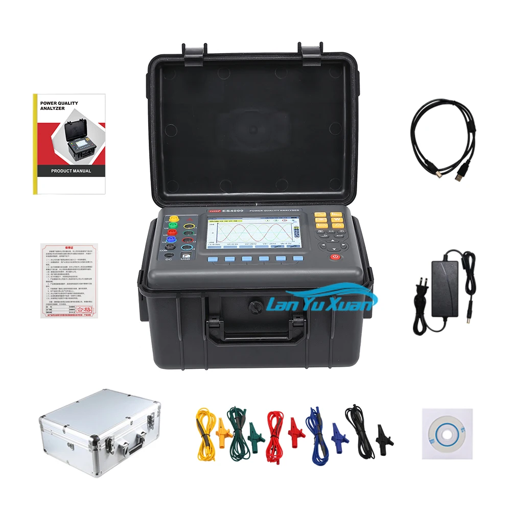 

ES4000 Advanced electrical power quality measurement and analysis instrument analyzerr