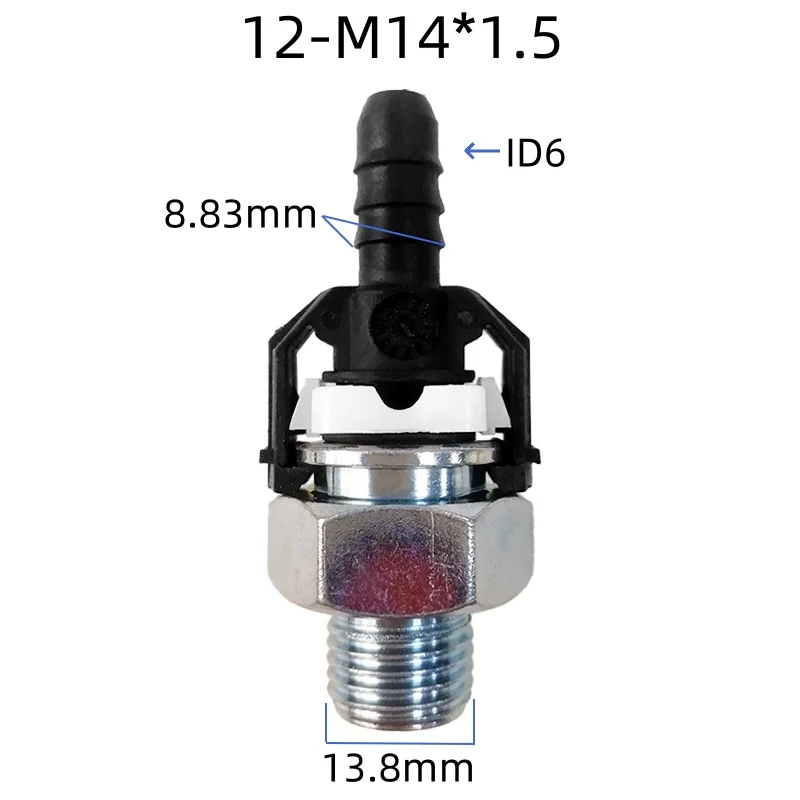 12-M14*1.5 16-16X1.5 fuel line quick connector for big truck for delong fittings fuel hose coupler 20pcs a lot