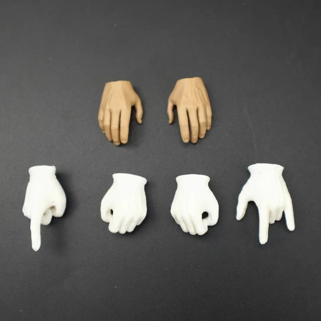 

1/6 Soldier Accessories White Glove Hand Type High Quality Model Toy Fit 12'' Action Figure Body In Stock