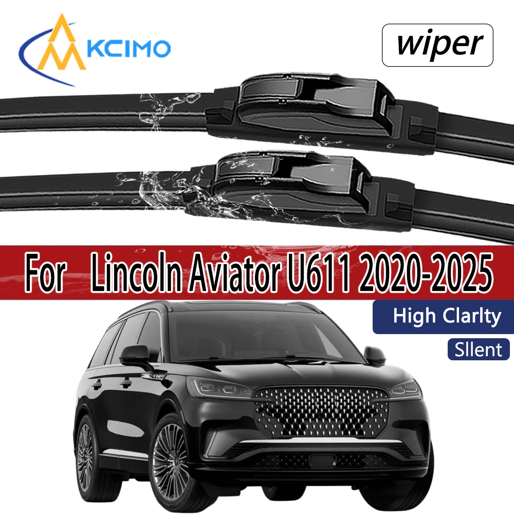 

For Lincoln Aviator U611 2020-2025 Front Windshield Wiper Blades 2pcs Windscreen Window Accessories