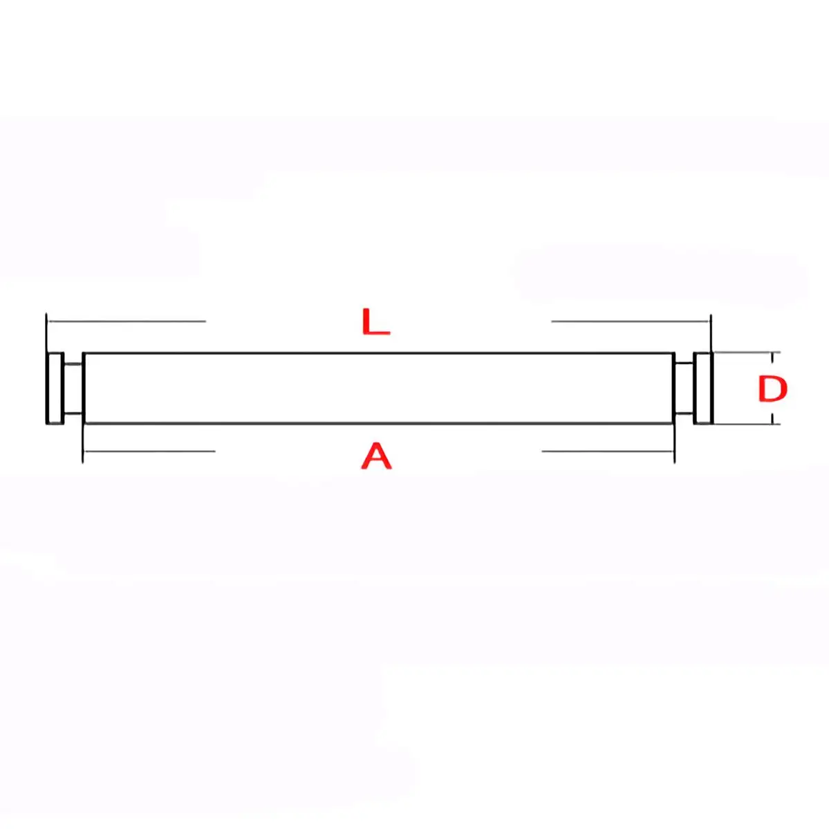 M3 M4 M5 M6 M8 M10 304 Stainless Steel Grooved Pins Shaft Plug Double Head Circlip Pin Positioning Dowels Dowel