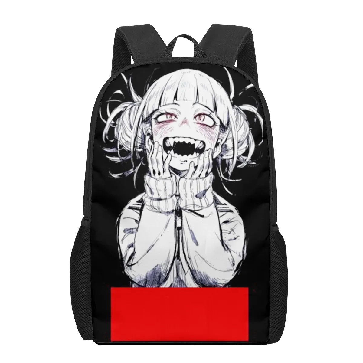 Sacs d'école imprimés en 3D, Anime My Hero Academia HIMIKO Toga, pour garçons et filles, sac à dos Pac