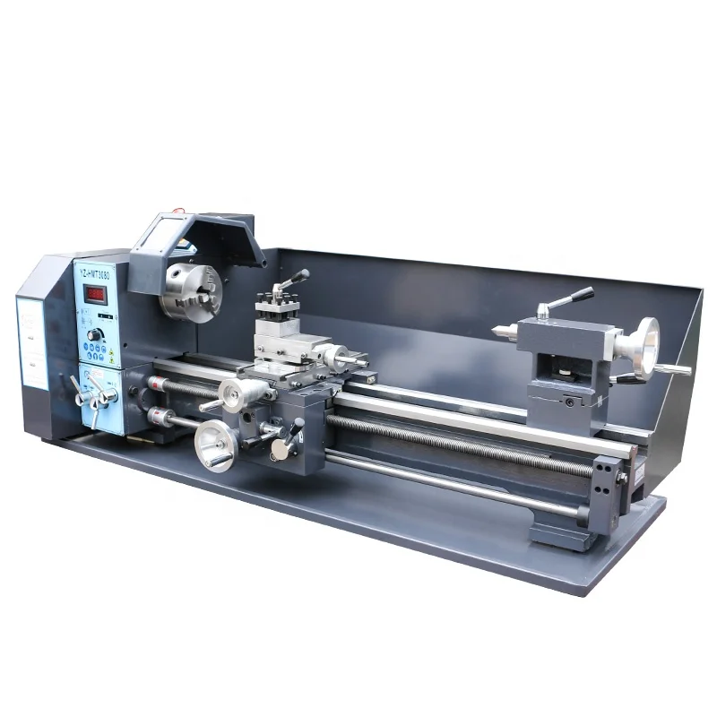 High Precision Lathe Horizontal Flat Bed Mini Metal Lathe Machine