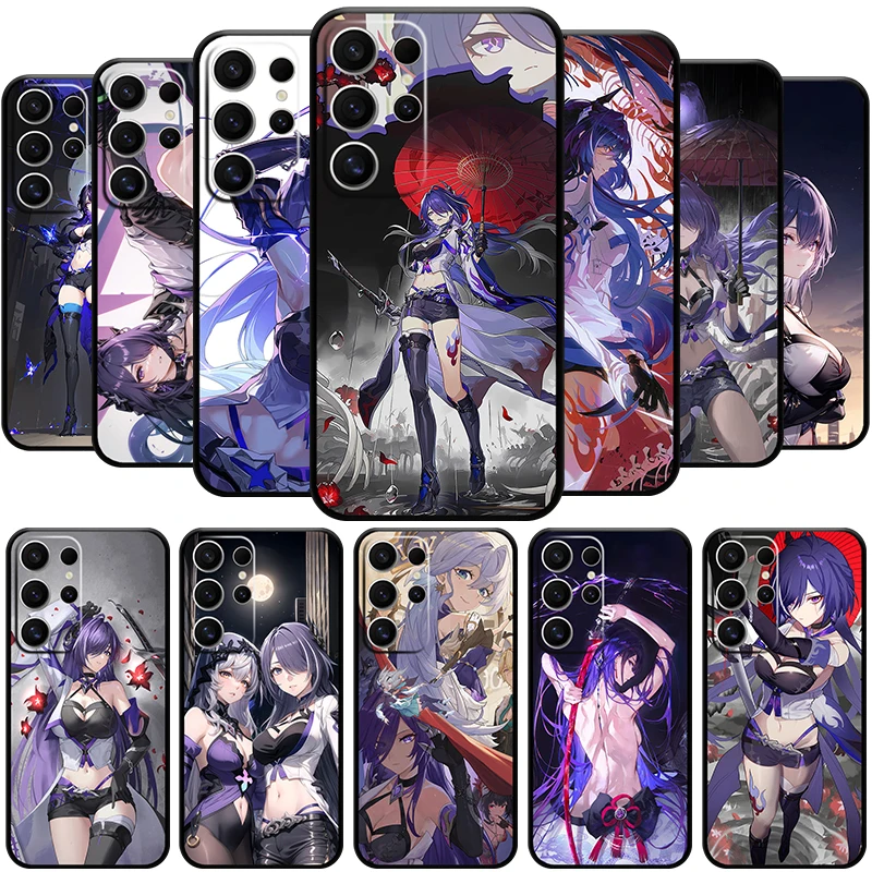 

Acheron Honkai: Star Rail Character 5 Stars Phone Case for SAMSUNG Galaxy S24 S23 Ultra S22+ S21 FE S20 A54 Note20Plus