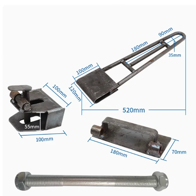 

High Quality Steel Towing Hook Hitch Stacking Heavy Duty Auto Parts Apparatus With High Trac