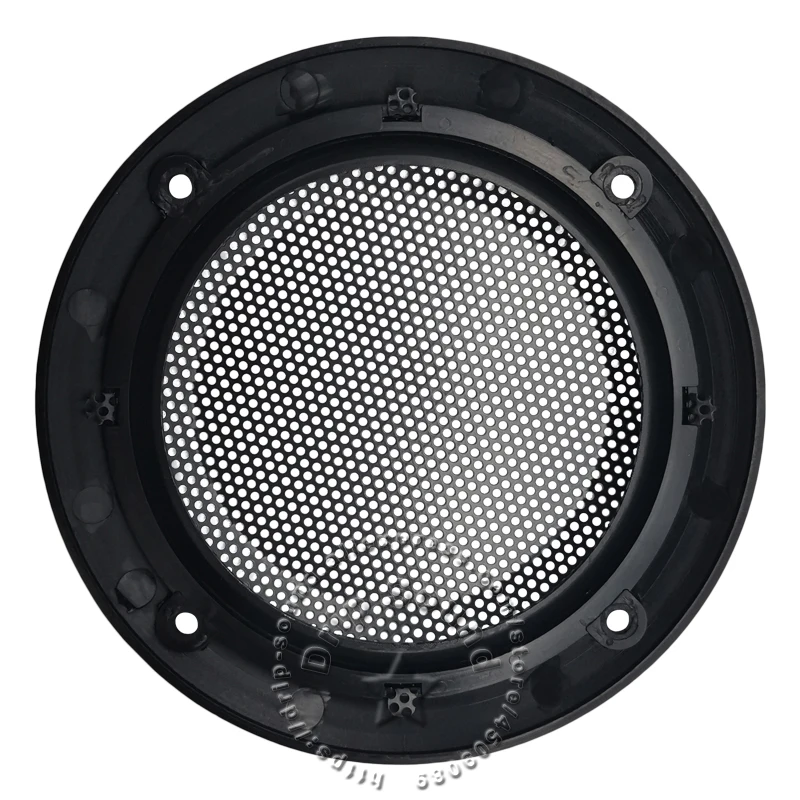 ل 3.5 "بوصة شبكة سماعات غطاء عالية الجودة سيارة المنزل تحويل الصوت صافي الزخرفية دائرة شبكة معدنية 116 مللي متر # الفضة/أسود