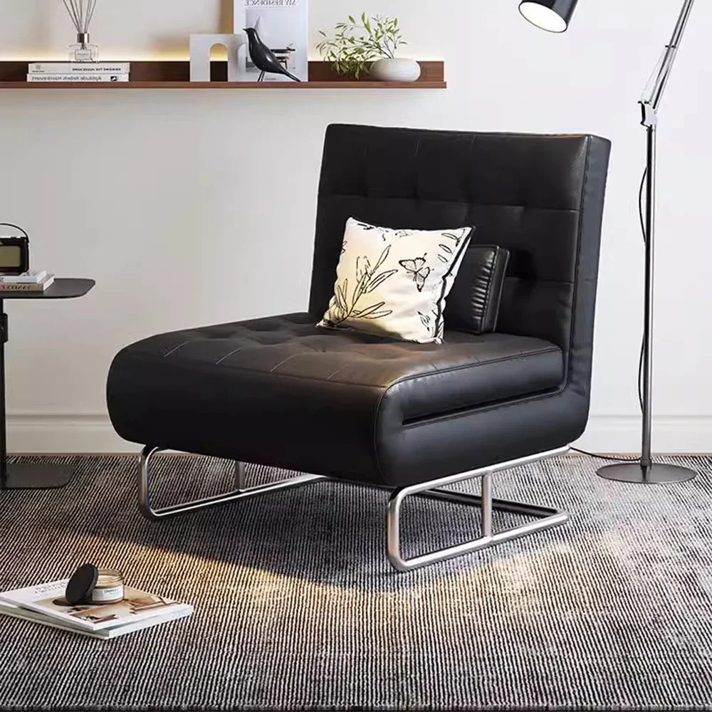 

Современные водонепроницаемые металлические диваны-кровати для гостиной, эргономичные напольные одноместные диваны для чтения, мебель для салона