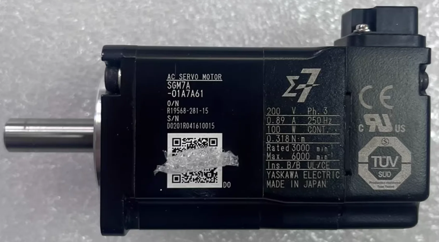SGM7A-01A7A61 Brand New Servo Motor Original Genuine SGM7A 01A7A61，Fast shipping