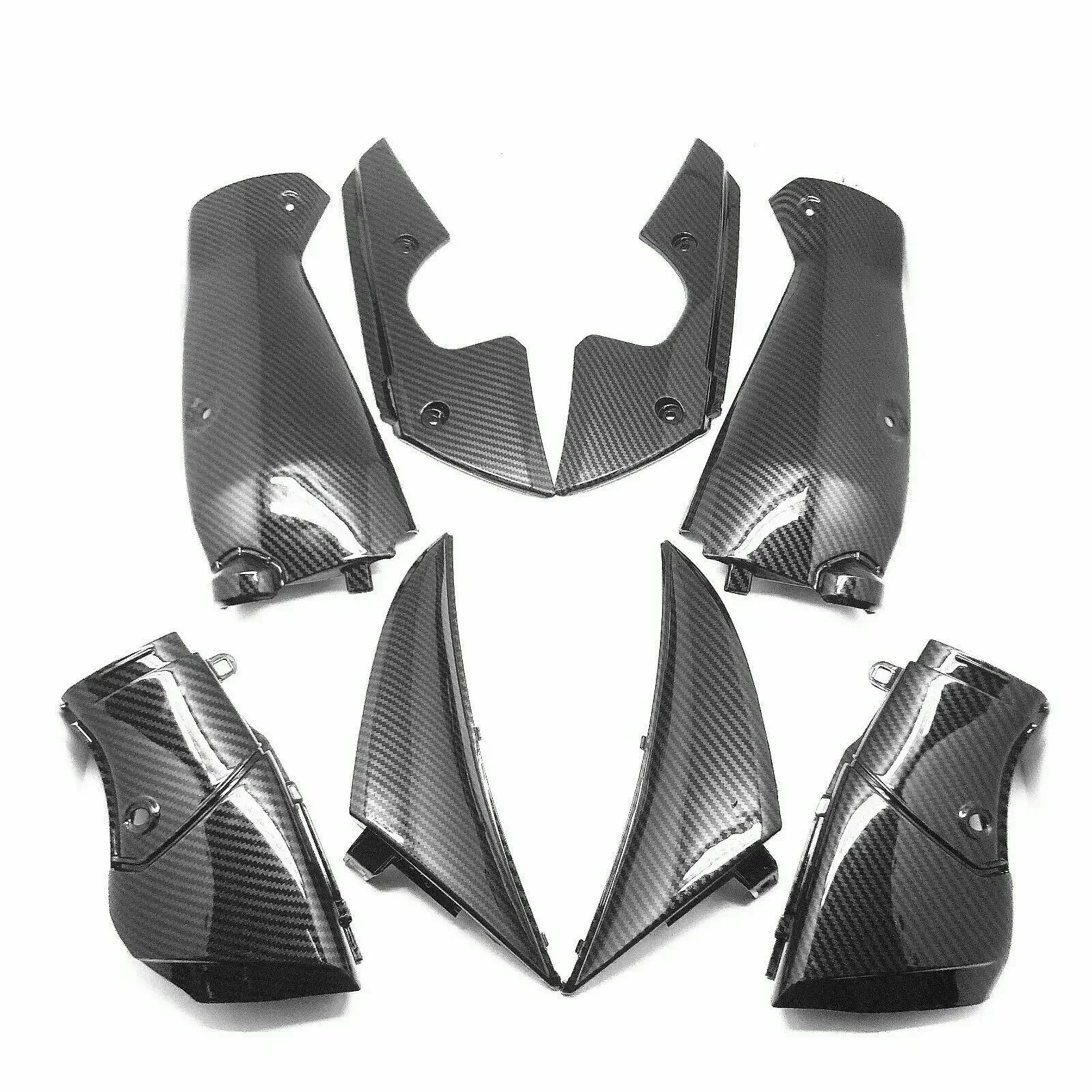 

For YAMAHA YZF R1 2009 2010 2011 8PCS Carbon Fiber Color Air Intake Cover Kit