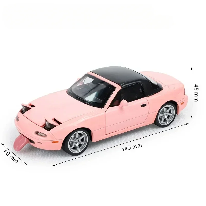 1:32 Mazda MX5 MX-5 Supercar Alloy Die Cast Toy Car Model Sound and Light Pull Back Children's Toy Collectibles Birthday gift