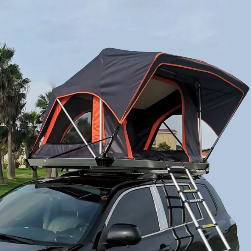 je-1pc Logo Customized Pickup Truck Bed Tent Roof Top Tent for Outdoor Camping Car Roof Top