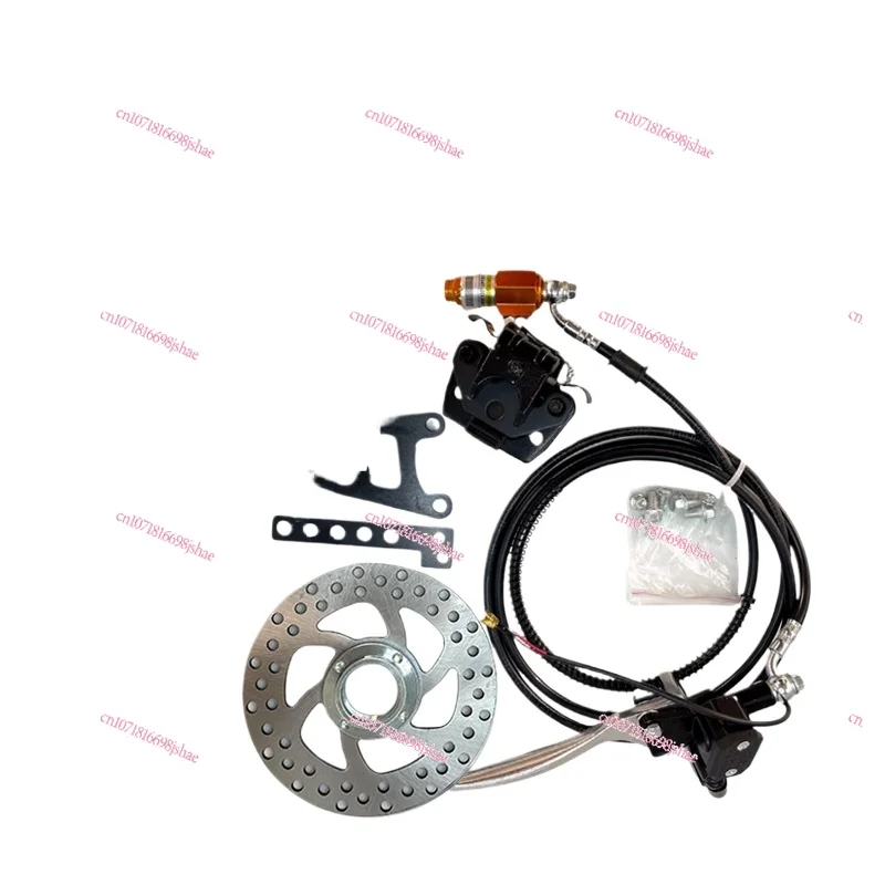 Electric vehicle left thread brake modification hydraulic double pump Gemini brake kit disc brake