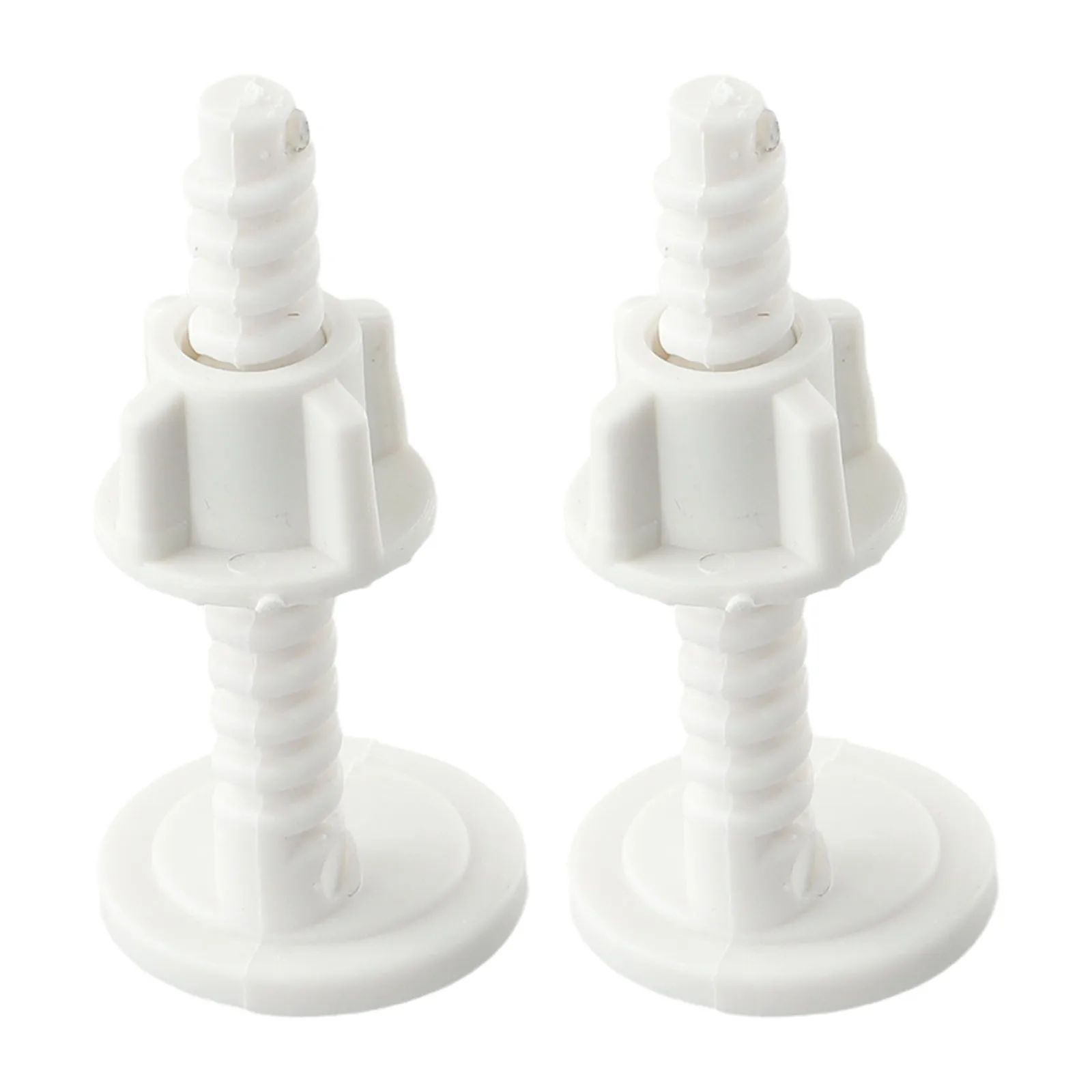 Bathroom Toilet Lid Screw White Excellent Toughness Good Strength 60*30mm Anti Aging Easy To Install Practical