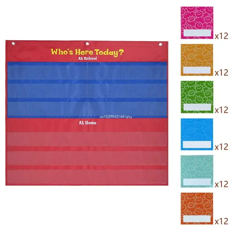 Pocket Chart, Classroom Management Pocket Chart Homeschool, Preschool Supplies Dropship